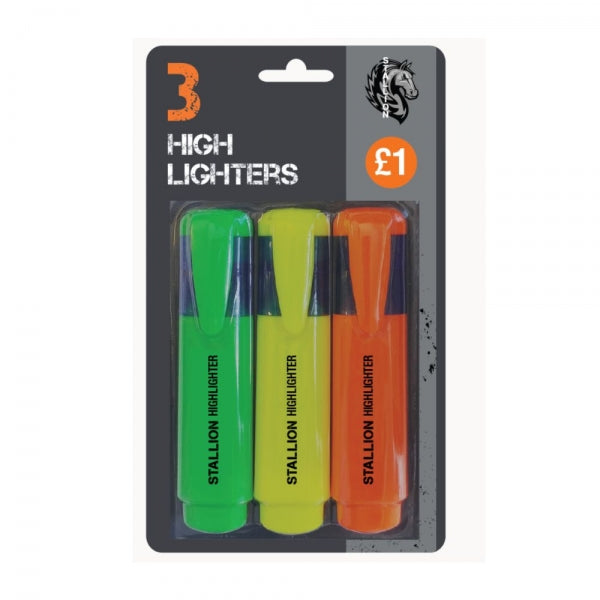 3pk Highlighters 3pk Highlighters
